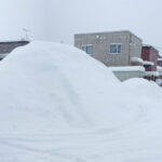恵庭の雪
